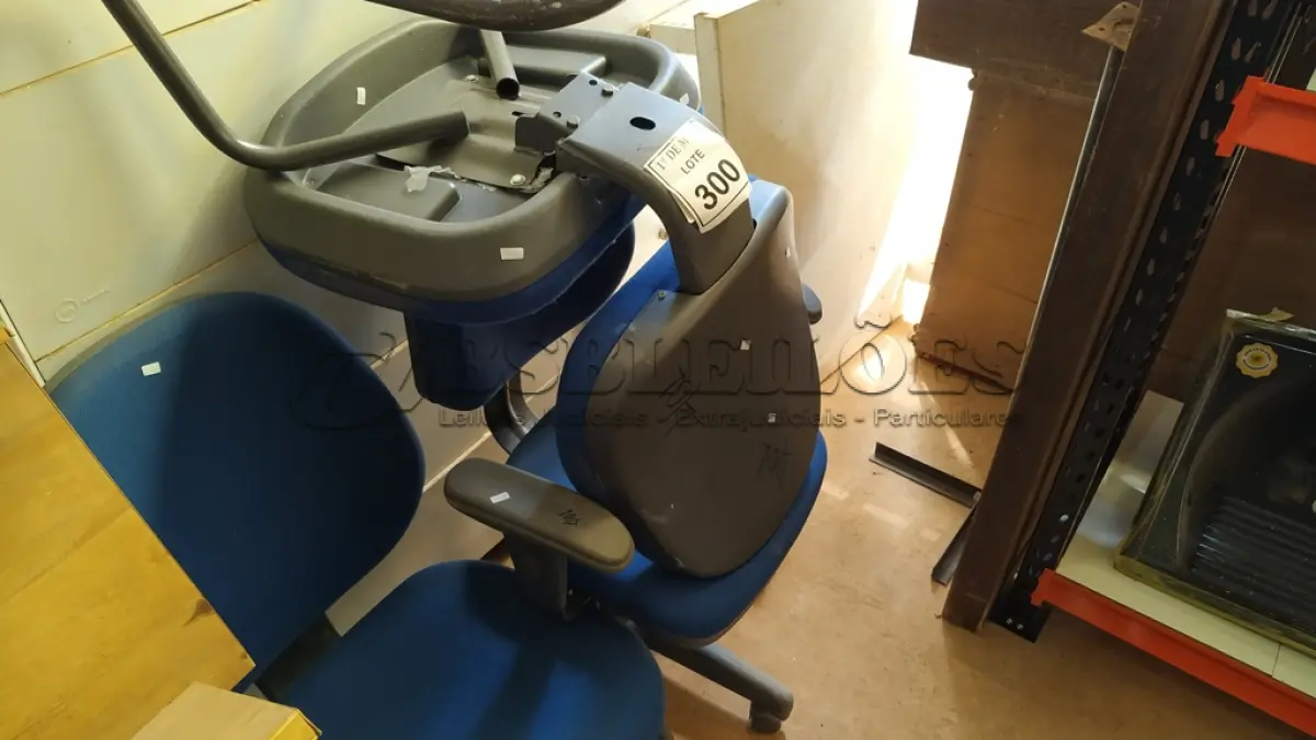 LOTE 300 - 03 CADEIRAS PARA ESCRITÓRIO SENDO 02 PÉS FIXOS E 01 GIRATÓRIA. (NO ESTADO) ATENÇÃO! FAZER A VISITAÇÃO ANTES DE ARREMATAR, NÃO SABEMOS SE FUNCIONA. LEILÃO NÃO TEM GARANTIA E NEM DEVOLUÇÃO, SUJEITO A POSSÍVEIS AVARIAS VISÍVEIS/OCULTAS E/OU AUSÊNCIA DE COMPONENTES.