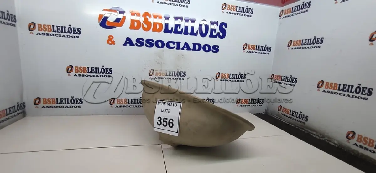 LOTE 356 - 01 CUBA PARA PIA DE BANHEIRO NA COR BRANCA (NOVO). (NO ESTADO) ATENÇÃO! FAZER A VISITAÇÃO ANTES DE ARREMATAR, NÃO SABEMOS SE FUNCIONA. LEILÃO NÃO TEM GARANTIA E NEM DEVOLUÇÃO, SUJEITO A POSSÍVEIS AVARIAS VISÍVEIS/OCULTAS E/OU AUSÊNCIA DE COMPONENTES.