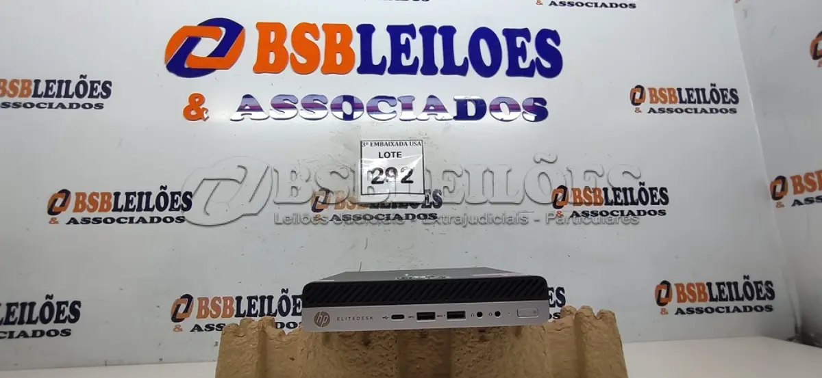LOTE 292 - 01 CPU HP ELITE DESCK SEM FONTE.  (NO ESTADO EM QUE SE ENCONTRA. SUJEITO A AVARIAS OCULTAS/VISÍVEIS.) BD1071V