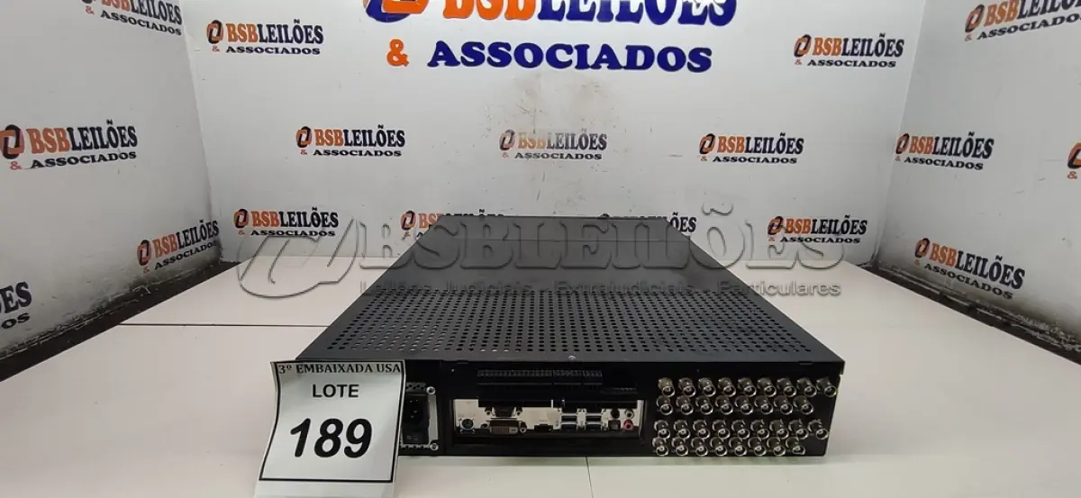 LOTE 189 - 01 DVR TYCO EXACQ 16 CANAIS (NO ESTADO EM QUE SE ENCONTRA. SUJEITO A AVARIAS OCULTAS/VISÍVEIS.)
