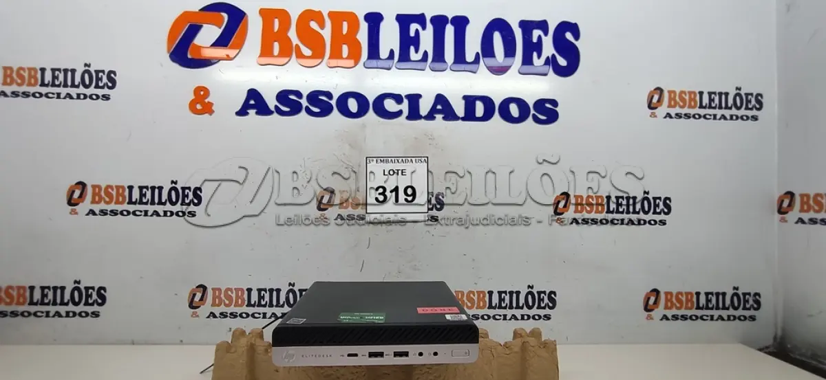 LOTE 319 - 01 CPU HP ELITE DESCK SEM FONTE.  (NO ESTADO EM QUE SE ENCONTRA. SUJEITO A AVARIAS OCULTAS/VISÍVEIS.) BD0079W