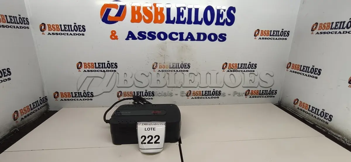 LOTE 222 - 01 ESTABILIZADOR APC. (NO ESTADO EM QUE SE ENCONTRA. SUJEITO A AVARIAS OCULTAS/VISÍVEIS.)