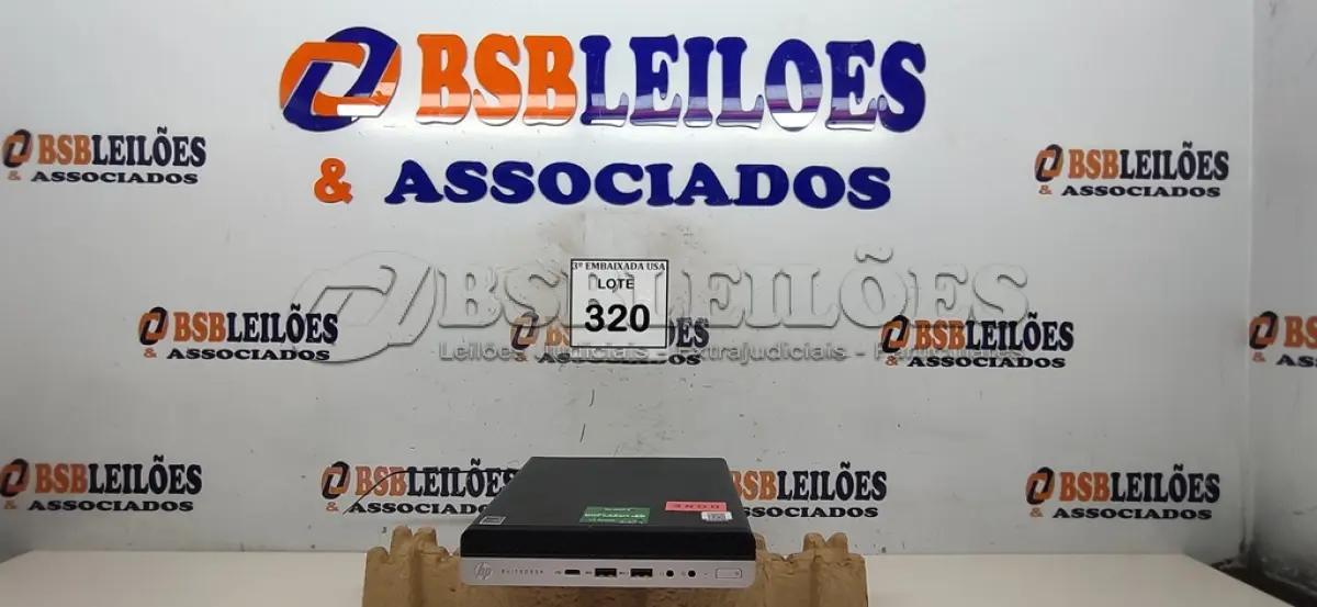 LOTE 320 - 01 CPU HP ELITE DESCK SEM FONTE.  (NO ESTADO EM QUE SE ENCONTRA. SUJEITO A AVARIAS OCULTAS/VISÍVEIS.) BD0551C
