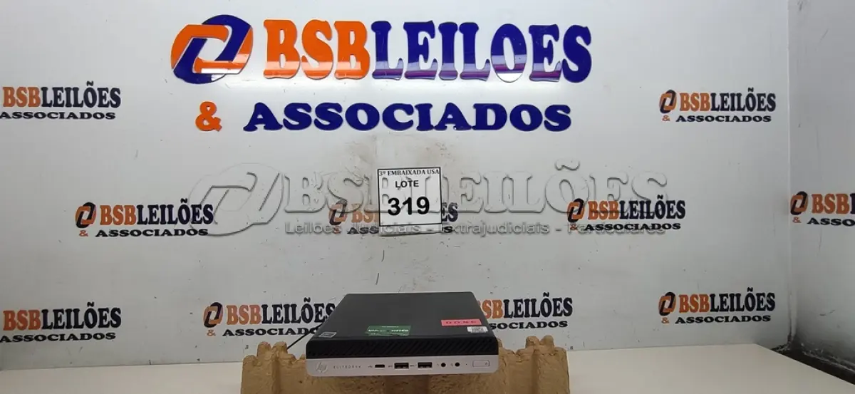LOTE 319 - 01 CPU HP ELITE DESCK SEM FONTE.  (NO ESTADO EM QUE SE ENCONTRA. SUJEITO A AVARIAS OCULTAS/VISÍVEIS.) BD0079W