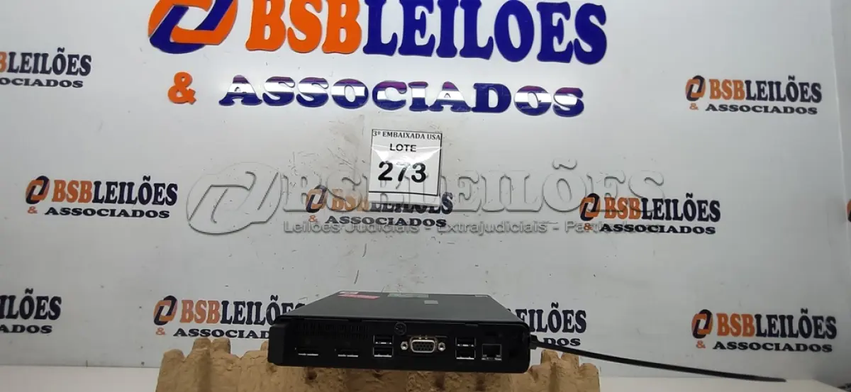 LOTE 273 - 01 CPU HP ELITE DESCK SEM FONTE.  (NO ESTADO EM QUE SE ENCONTRA. SUJEITO A AVARIAS OCULTAS/VISÍVEIS.) BD0555C