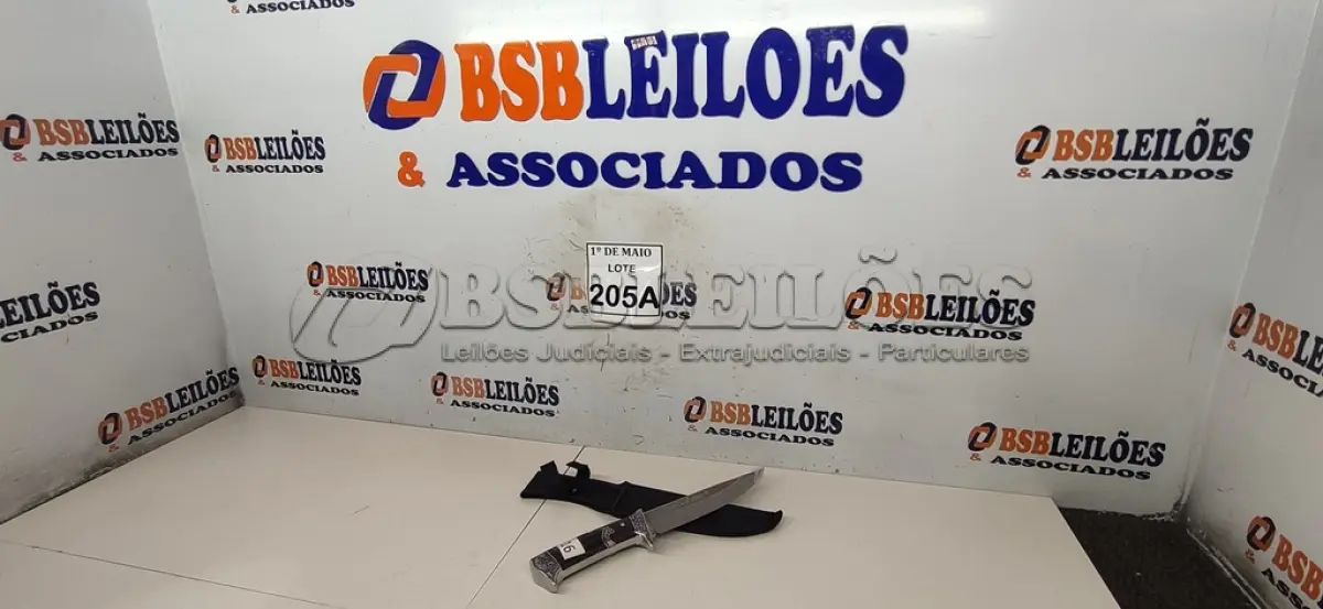 LOTE 205 - 01 FACA IMPORTADA AÇO INOXIDÁVEL CABO EM MADEIRA COM GUARDA E POMO FULL TANG BAINHA DE NYLON TAMANHO TOTAL 30CM PESO 288G JÁ AFIADA   (NOVO) (NO ESTADO) ATENÇÃO! FAZER A VISITAÇÃO ANTES DE ARREMATAR, NÃO SABEMOS SE FUNCIONA. LEILÃO NÃO TEM GARANTIA E NEM DEVOLUÇÃO, SUJEITO A POSSÍVEIS AVARIAS VISÍVEIS/OCULTAS E/OU AUSÊNCIA DE COMPONENTES.