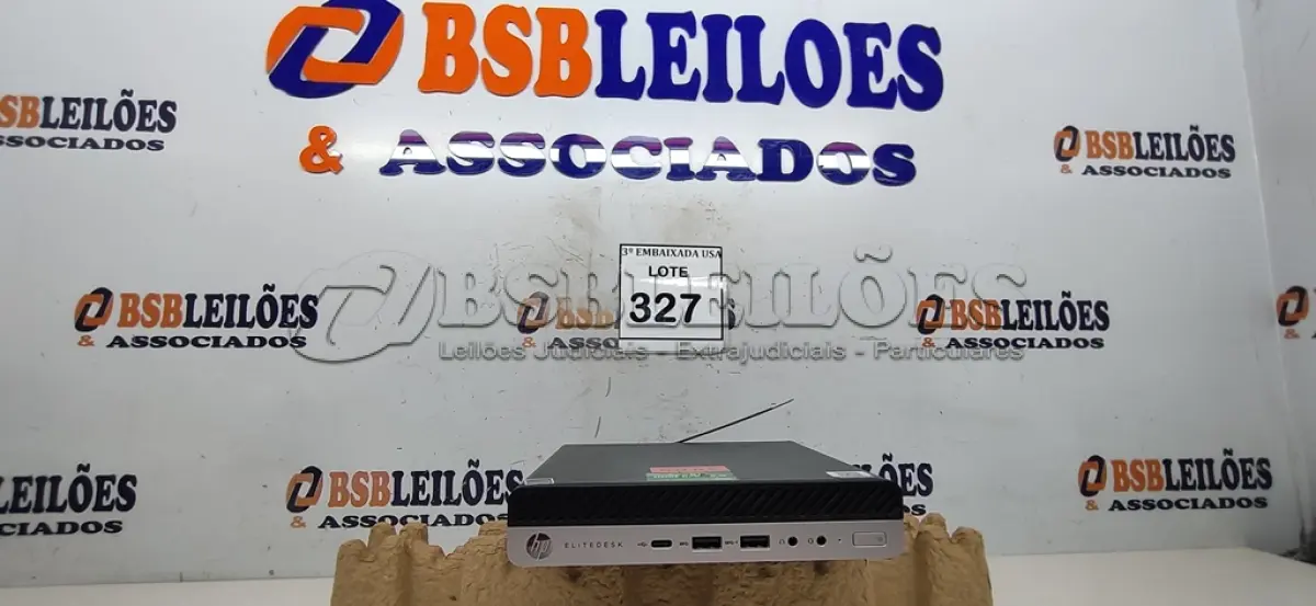 LOTE 327 - 01 CPU HP ELITE DESCK SEM FONTE.  (NO ESTADO EM QUE SE ENCONTRA. SUJEITO A AVARIAS OCULTAS/VISÍVEIS.) BD0550V