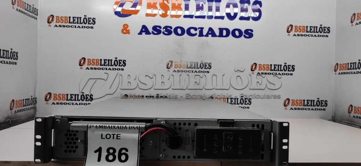 LOTE 186 - 01 BANCO DE BATERIAS PARA SERVIDOR. (NO ESTADO EM QUE SE ENCONTRA. SUJEITO A AVARIAS OCULTAS/VISÍVEIS.)