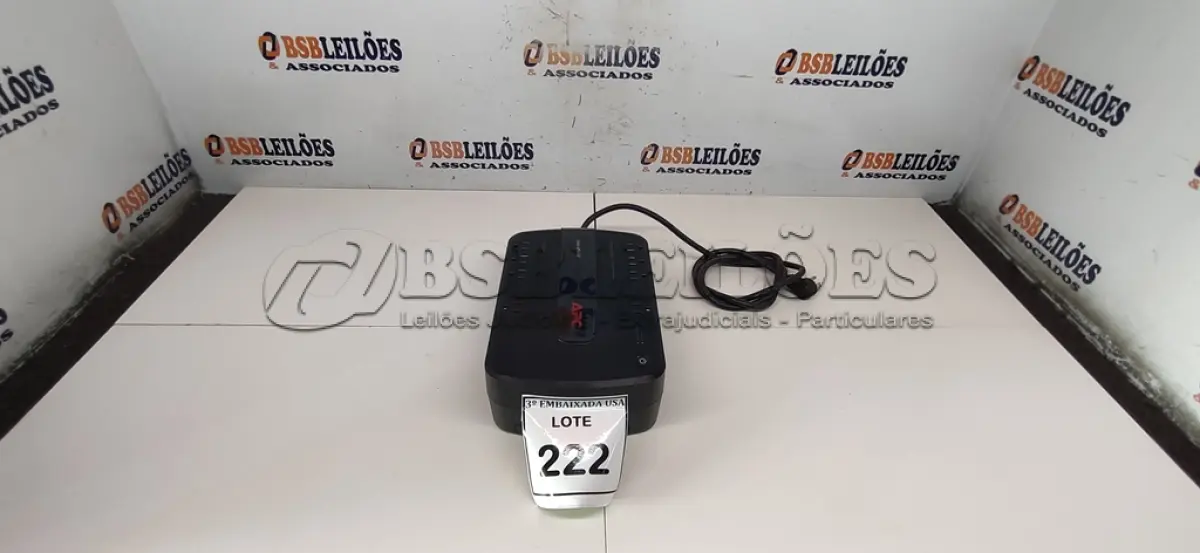 LOTE 222 - 01 ESTABILIZADOR APC. (NO ESTADO EM QUE SE ENCONTRA. SUJEITO A AVARIAS OCULTAS/VISÍVEIS.)