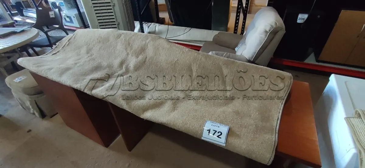 LOTE 172 - 01 TAPETE. (NO ESTADO EM QUE SE ENCONTRA. SUJEITO A AVARIAS OCULTAS/VISÍVEIS.) AU2130F