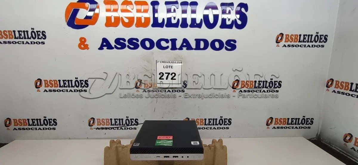 LOTE 272 - 01 CPU HP ELITE DESCK SEM FONTE.  (NO ESTADO EM QUE SE ENCONTRA. SUJEITO A AVARIAS OCULTAS/VISÍVEIS.) BD0558M