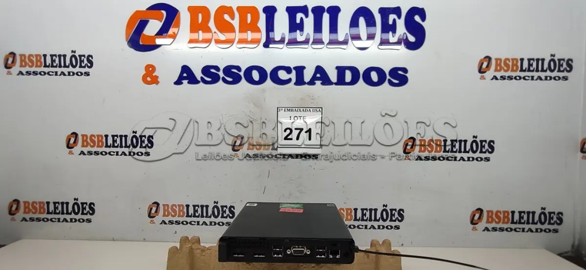LOTE 271 - 01 CPU HP ELITE DESCK SEM FONTE.  (NO ESTADO EM QUE SE ENCONTRA. SUJEITO A AVARIAS OCULTAS/VISÍVEIS.) BD1073T