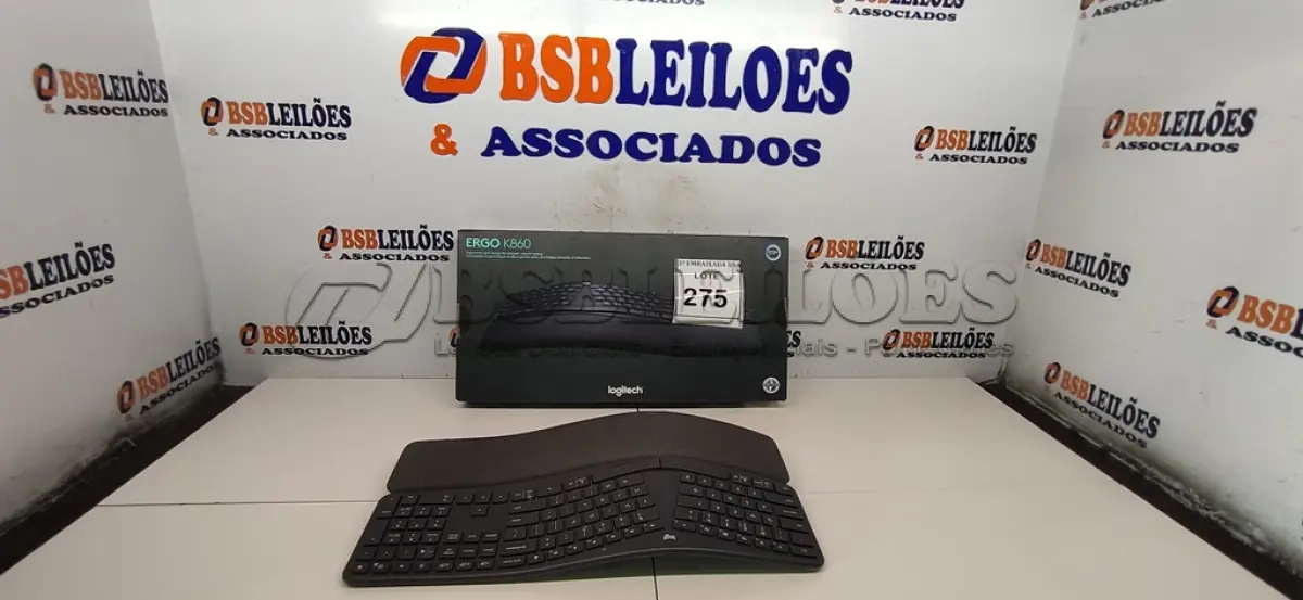 LOTE 275 - 01 TECLADO ERGO K860. (NO ESTADO EM QUE SE ENCONTRA. SUJEITO A AVARIAS OCULTAS/VISÍVEIS.)