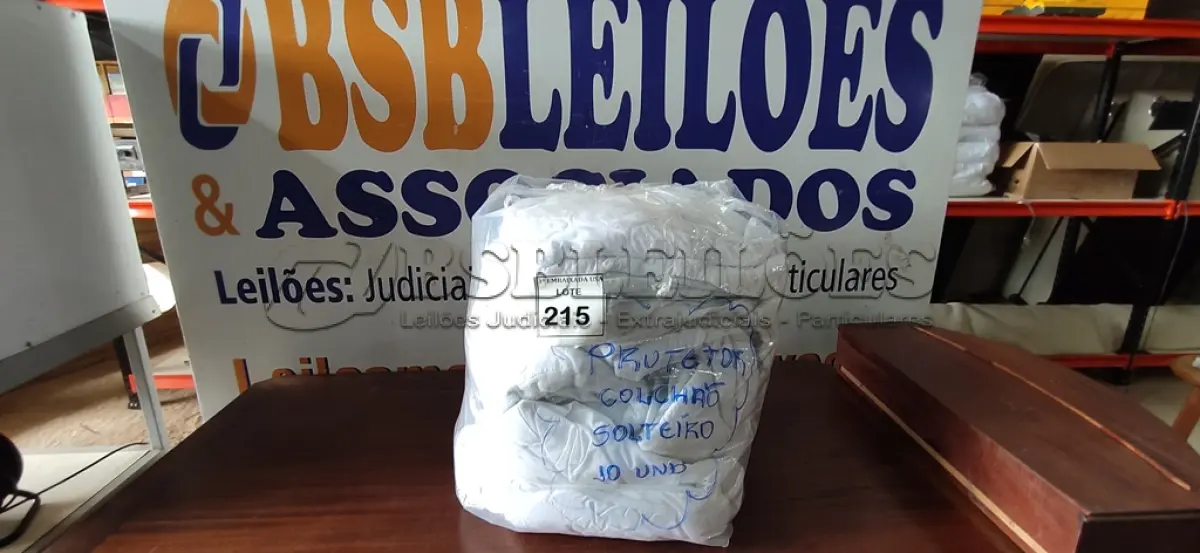LOTE 215 - 10 PROTETORES PARA COLCHÃO DE SOLTEIRO. (NO ESTADO EM QUE SE ENCONTRA. SUJEITO A AVARIAS OCULTAS/VISÍVEIS.)