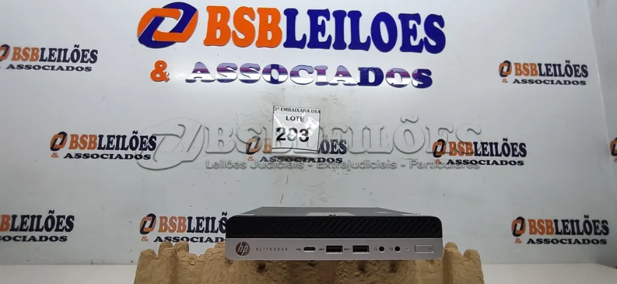 LOTE 283 - 01 CPU HP ELITE DESCK SEM FONTE.  (NO ESTADO EM QUE SE ENCONTRA. SUJEITO A AVARIAS OCULTAS/VISÍVEIS.) BD0546A