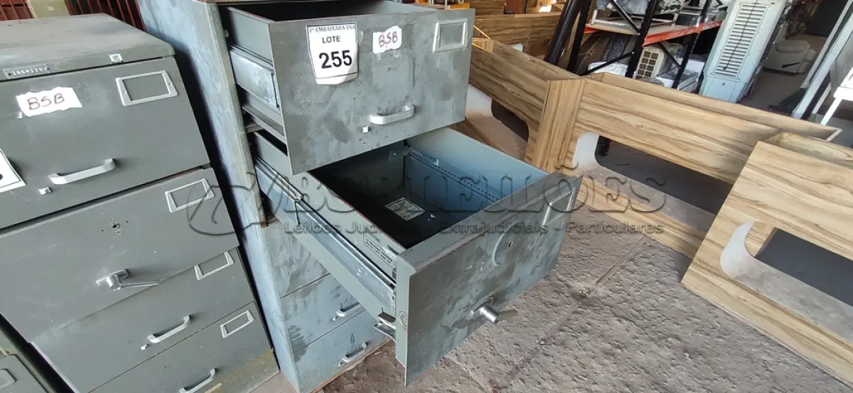 LOTE 255 - 01 COFRE. (NO ESTADO EM QUE SE ENCONTRA. SUJEITO A AVARIAS OCULTAS/VISÍVEIS.) BH1465W
