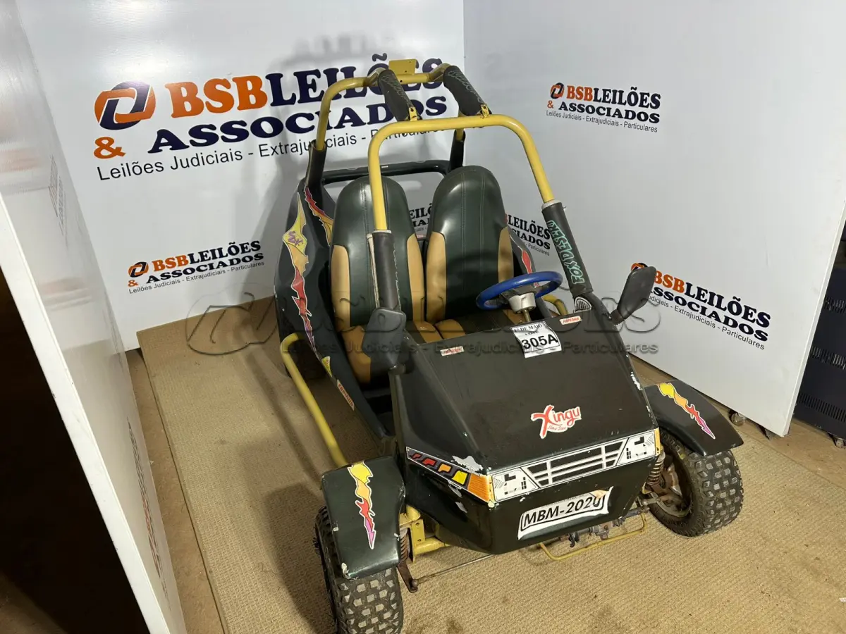 LOTE 305 - 01 MINI BUGGY FAPINHA COM MOTOR 4 TEMPOS DA HONDA. (NO ESTADO)