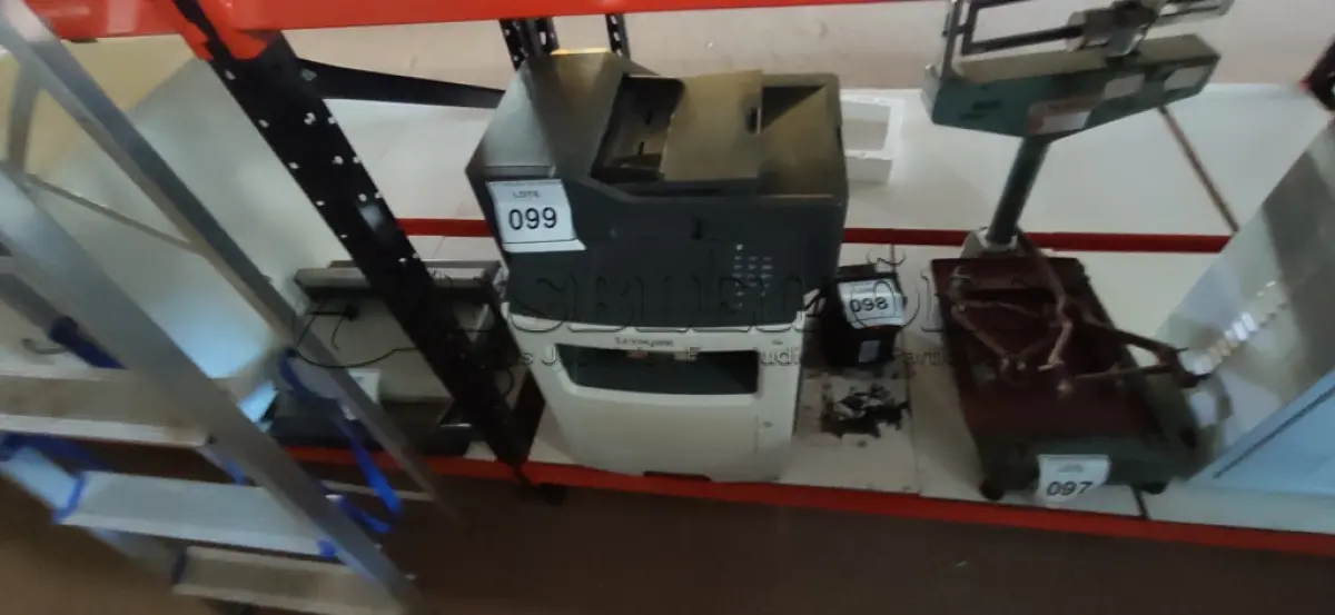 LOTE 099 - 01 IMPRESSORA NX611DE MARCA LEXMARK. (NO ESTADO) ATENÇÃO! FAZER A VISITAÇÃO ANTES DE ARREMATAR, NÃO SABEMOS SE FUNCIONA, LEILÃO NÃO TEM GARANTIA E NEM DEVOLUÇÃO, SUJEITO A POSSÍVEIS AVARIAS VISÍVEIS/OCULTAS E/OU AUSÊNCIA DE COMPONENTES.