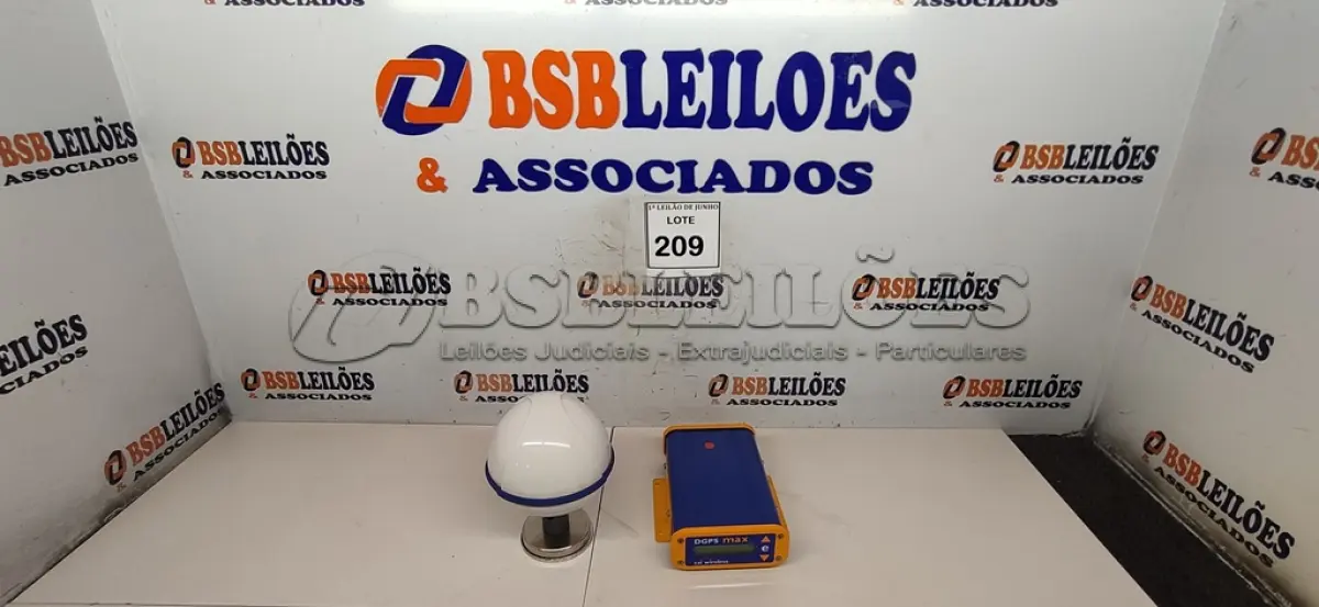 LOTE 209 - 01 CSI WIRELESS MODELO DGPS MAX. (NO ESTADO) ATENÇÃO! FAZER A VISITAÇÃO ANTES DE ARREMATAR, NÃO SABEMOS SE FUNCIONA, LEILÃO NÃO TEM GARANTIA E NEM DEVOLUÇÃO, SUJEITO A POSSÍVEIS AVARIAS VISÍVEIS/OCULTAS E/OU AUSÊNCIA DE COMPONENTES.