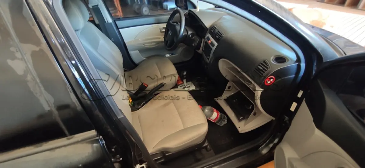 LOTE 446 - 01 KIA/PICANTO EX 3  1.0  L A GASOLINA;  NA COR PRETA; ANO 2010/2011. (NO ESTADO)