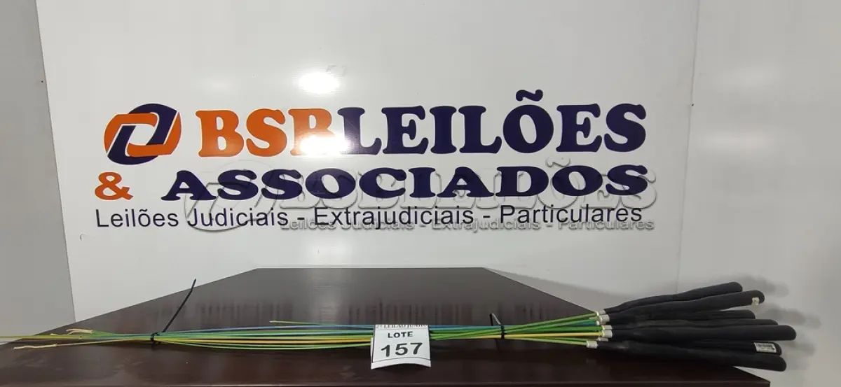 LOTE 157 - 06 VARAS DE FIBRA. (NO ESTADO) ATENÇÃO! FAZER A VISITAÇÃO ANTES DE ARREMATAR, NÃO SABEMOS SE FUNCIONA, LEILÃO NÃO TEM GARANTIA E NEM DEVOLUÇÃO, SUJEITO A POSSÍVEIS AVARIAS VISÍVEIS/OCULTAS E/OU AUSÊNCIA DE COMPONENTES.