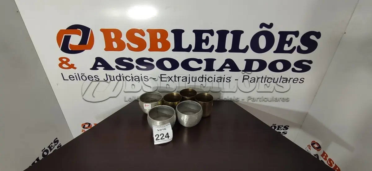 LOTE 224 - 06 CACHEPOT DE ALUMÍNIO. (NO ESTADO) ATENÇÃO! FAZER A VISITAÇÃO ANTES DE ARREMATAR, NÃO SABEMOS SE FUNCIONA, LEILÃO NÃO TEM GARANTIA E NEM DEVOLUÇÃO, SUJEITO A POSSÍVEIS AVARIAS VISÍVEIS/OCULTAS E/OU AUSÊNCIA DE COMPONENTES.