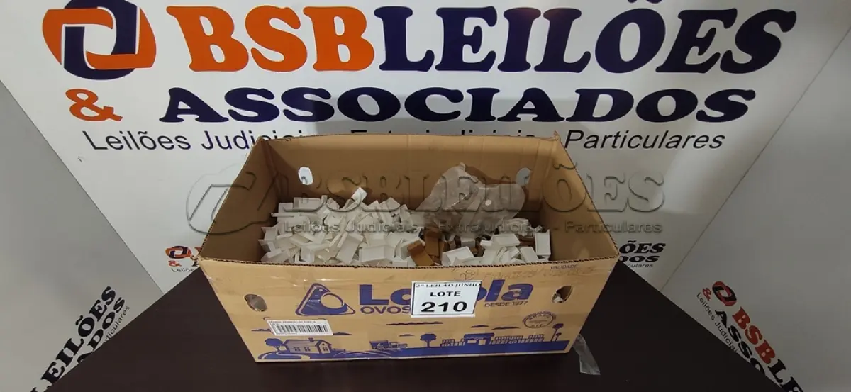 LOTE 210 - 01 LOTE COM GRANDE QUANTIDADE DE CANTONEIRAS DE PLÁSTICO. (NO ESTADO) ATENÇÃO! FAZER A VISITAÇÃO ANTES DE ARREMATAR, NÃO SABEMOS SE FUNCIONA, LEILÃO NÃO TEM GARANTIA E NEM DEVOLUÇÃO, SUJEITO A POSSÍVEIS AVARIAS VISÍVEIS/OCULTAS E/OU AUSÊNCIA DE COMPONENTES.