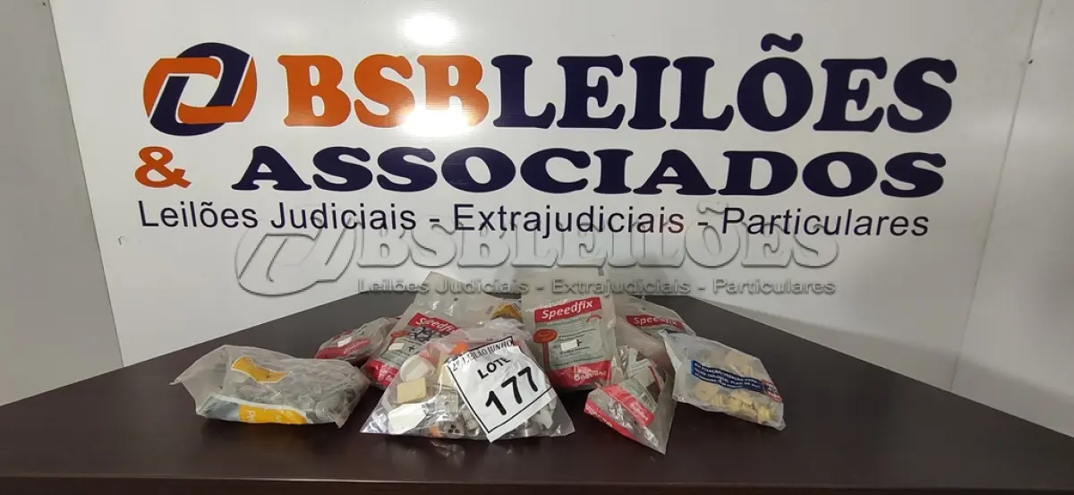LOTE 177 - 01 LOTE COM GRANDE QUANTIDADE DE PARAFUSOS AUTOBROCANTES E ACESSÓRIOS DIVERSOS. (NO ESTADO) ATENÇÃO! FAZER A VISITAÇÃO ANTES DE ARREMATAR, NÃO SABEMOS SE FUNCIONA, LEILÃO NÃO TEM GARANTIA E NEM DEVOLUÇÃO, SUJEITO A POSSÍVEIS AVARIAS VISÍVEIS/OCULTAS E/OU AUSÊNCIA DE COMPONENTES.