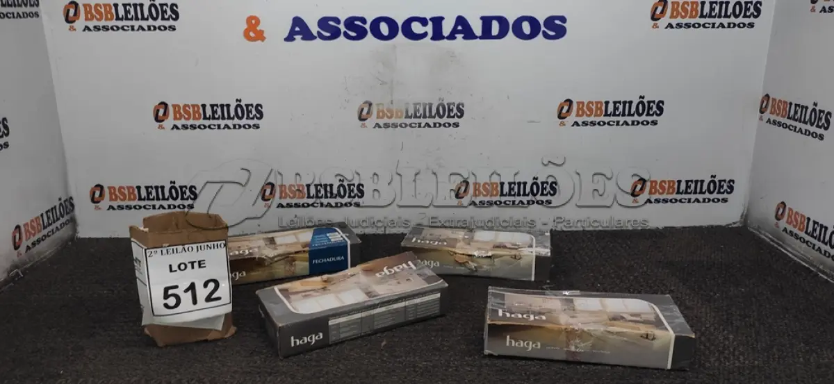 LOTE 512 - 04 FECHADURAS MARCA HAGA. (NO ESTADO) ATENÇÃO! FAZER A VISITAÇÃO ANTES DE ARREMATAR, NÃO SABEMOS SE FUNCIONA, LEILÃO NÃO TEM GARANTIA E NEM DEVOLUÇÃO, SUJEITO A POSSÍVEIS AVARIAS VISÍVEIS/OCULTAS E/OU AUSÊNCIA DE COMPONENTES.