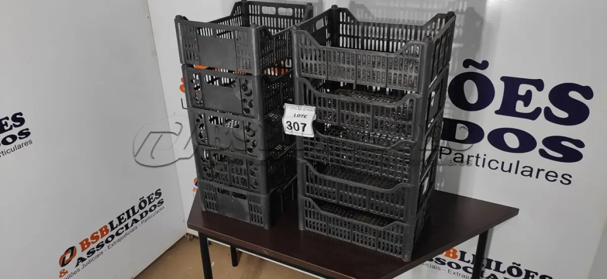 LOTE 307 - 10 CESTAS ORGANIZADORAS. (NO ESTADO) ATENÇÃO! FAZER A VISITAÇÃO ANTES DE ARREMATAR, NÃO SABEMOS SE FUNCIONA, LEILÃO NÃO TEM GARANTIA E NEM DEVOLUÇÃO, SUJEITO A POSSÍVEIS AVARIAS VISÍVEIS/OCULTAS E/OU AUSÊNCIA DE COMPONENTES.