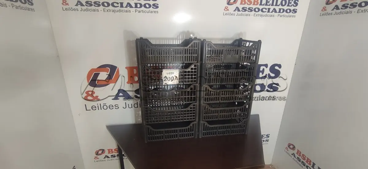 LOTE 200 - 10 CESTAS ORGANIZADORAS. (NO ESTADO) ATENÇÃO! FAZER A VISITAÇÃO ANTES DE ARREMATAR, NÃO SABEMOS SE FUNCIONA, LEILÃO NÃO TEM GARANTIA E NEM DEVOLUÇÃO, SUJEITO A POSSÍVEIS AVARIAS VISÍVEIS/OCULTAS E/OU AUSÊNCIA DE COMPONENTES.