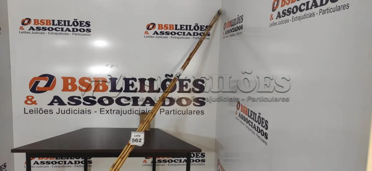 LOTE 562 - 05 VARAS DE BAMBU. (NO ESTADO) ATENÇÃO! FAZER A VISITAÇÃO ANTES DE ARREMATAR, NÃO SABEMOS SE FUNCIONA, LEILÃO NÃO TEM GARANTIA E NEM DEVOLUÇÃO, SUJEITO A POSSÍVEIS AVARIAS VISÍVEIS/OCULTAS E/OU AUSÊNCIA DE COMPONENTES.