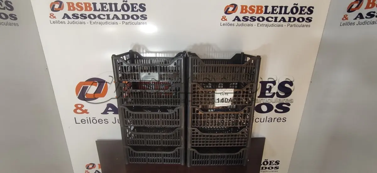 LOTE 140 - 10 CESTAS ORGANIZADORAS. (NO ESTADO) ATENÇÃO! FAZER A VISITAÇÃO ANTES DE ARREMATAR, NÃO SABEMOS SE FUNCIONA, LEILÃO NÃO TEM GARANTIA E NEM DEVOLUÇÃO, SUJEITO A POSSÍVEIS AVARIAS VISÍVEIS/OCULTAS E/OU AUSÊNCIA DE COMPONENTES.