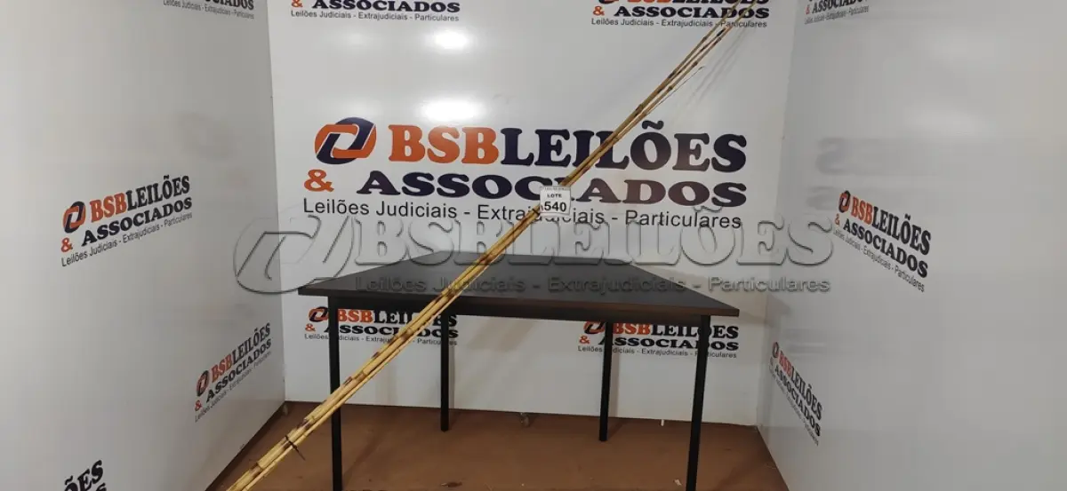 LOTE 540 - 05 VARAS DE BAMBU. (NO ESTADO) ATENÇÃO! FAZER A VISITAÇÃO ANTES DE ARREMATAR, NÃO SABEMOS SE FUNCIONA, LEILÃO NÃO TEM GARANTIA E NEM DEVOLUÇÃO, SUJEITO A POSSÍVEIS AVARIAS VISÍVEIS/OCULTAS E/OU AUSÊNCIA DE COMPONENTES.