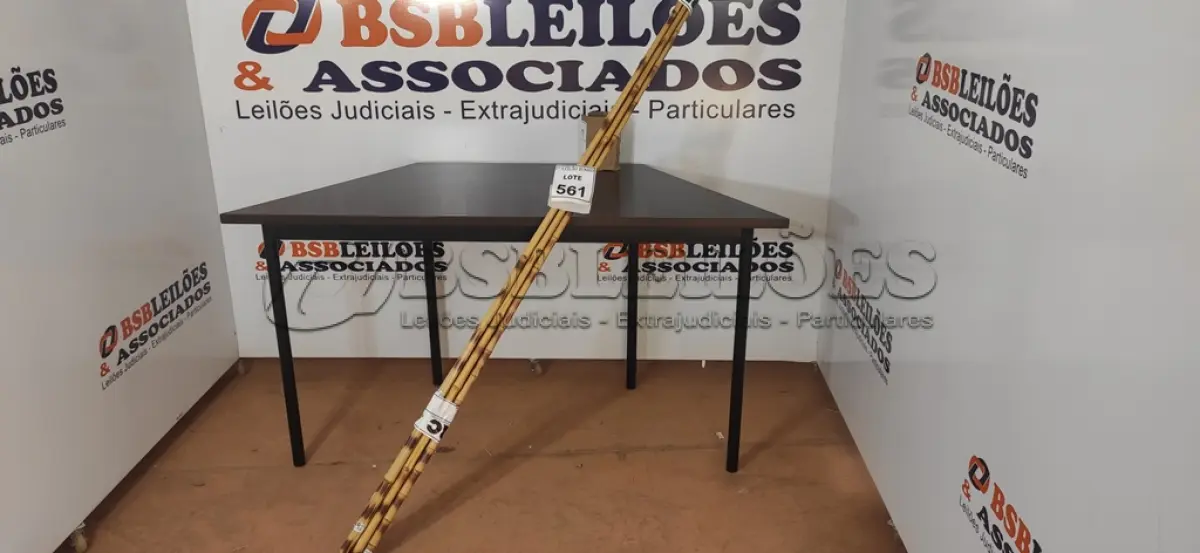 LOTE 561 - 05 VARAS DE BAMBU. (NO ESTADO) ATENÇÃO! FAZER A VISITAÇÃO ANTES DE ARREMATAR, NÃO SABEMOS SE FUNCIONA, LEILÃO NÃO TEM GARANTIA E NEM DEVOLUÇÃO, SUJEITO A POSSÍVEIS AVARIAS VISÍVEIS/OCULTAS E/OU AUSÊNCIA DE COMPONENTES.