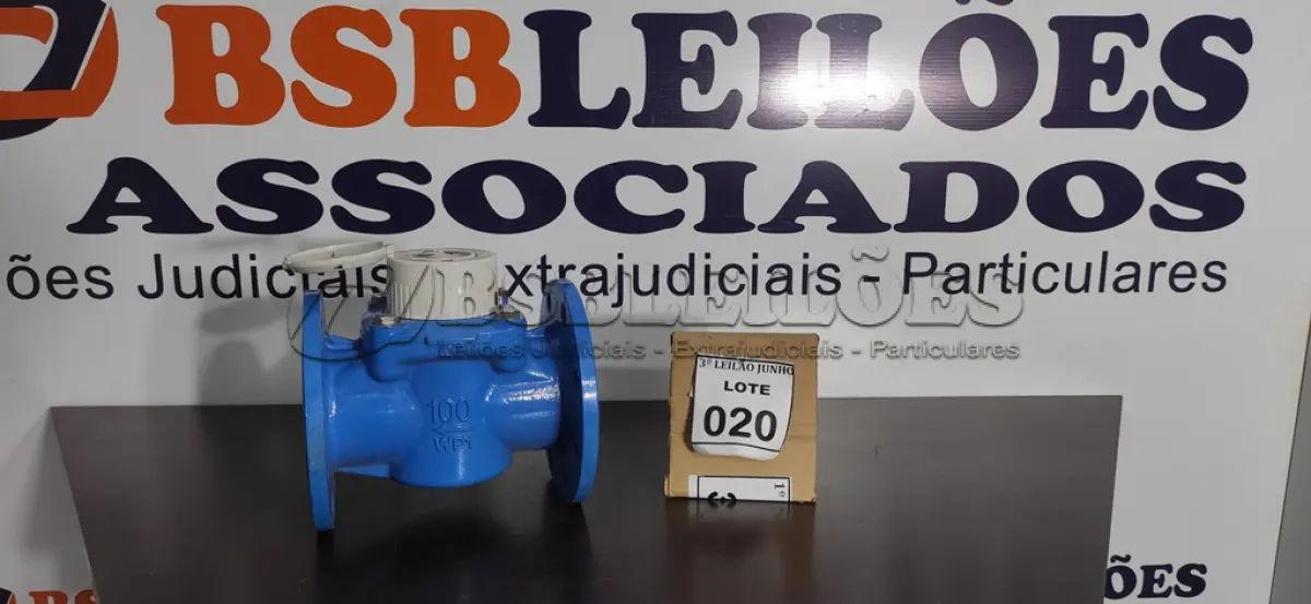 LOTE 020 - 01 HIDRÔMETRO TIPO WOLTMAN 100 WP1 MARCA ZENNER. (NO ESTADO) ATENÇÃO! FAZER A VISITAÇÃO ANTES DE ARREMATAR, NÃO SABEMOS SE FUNCIONA, LEILÃO NÃO TEM GARANTIA E NEM DEVOLUÇÃO, SUJEITO A POSSÍVEIS AVARIAS VISÍVEIS/OCULTAS E/OU AUSÊNCIA DE COMPONENTES.