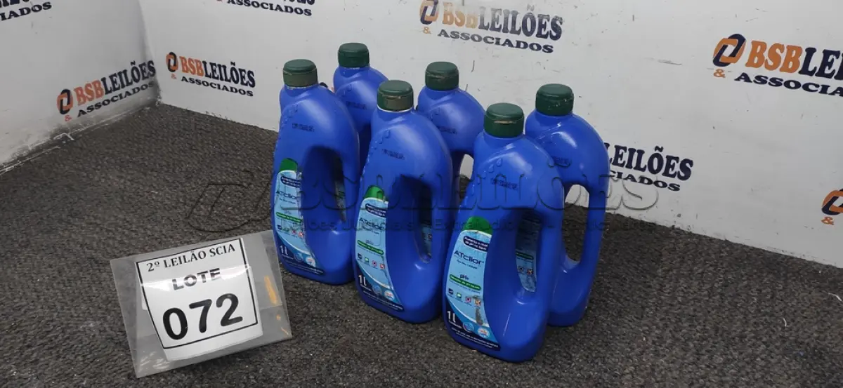 LOTE 072 - 06 ELEVADORES DE PH LIQUIDO COM 1L MARCA ATCLLOR. (NO ESTADO) ATENÇÃO! FAZER A VISITAÇÃO ANTES DE ARREMATAR, NÃO SABEMOS SE FUNCIONA. LEILÃO NÃO TEM GARANTIA E NEM DEVOLUÇÃO, SUJEITO A POSSÍVEIS AVARIAS VISÍVEIS/OCULTAS E/OU AUSÊNCIA DE COMPONENTES.