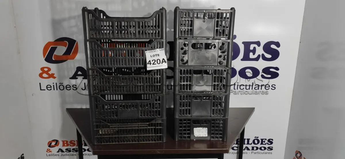LOTE 420 - 10 CESTAS ORGANIZADORAS. (NO ESTADO) ATENÇÃO! FAZER A VISITAÇÃO ANTES DE ARREMATAR, NÃO SABEMOS SE FUNCIONA, LEILÃO NÃO TEM GARANTIA E NEM DEVOLUÇÃO, SUJEITO A POSSÍVEIS AVARIAS VISÍVEIS/OCULTAS E/OU AUSÊNCIA DE COMPONENTES.