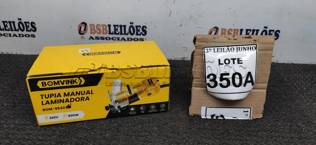 LOTE 350 - TUPIA MANUAL LAMINADORA 220V 600W. (NO ESTADO) ATENÇÃO! FAZER A VISITAÇÃO ANTES DE ARREMATAR, NÃO SABEMOS SE FUNCIONA, LEILÃO NÃO TEM GARANTIA E NEM DEVOLUÇÃO, SUJEITO A POSSÍVEIS AVARIAS VISÍVEIS/OCULTAS E/OU AUSÊNCIA DE COMPONENTES.