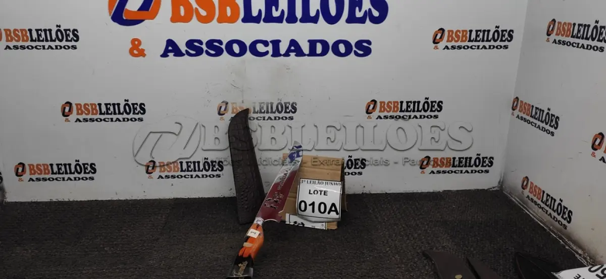 LOTE 010 - 01 FACA ARTESANAL AÇO INOX CABO HIBRIDO MADEIRA E RESINA  BAINHA DE COURO LEGITIMO 10POLEGADAS DE LAMINA TAMANHO TOTAL 39CM  PESO 327G JÁ AFIADA.   (NO ESTADO) ATENÇÃO! FAZER A VISITAÇÃO ANTES DE ARREMATAR, NÃO SABEMOS SE FUNCIONA, LEILÃO NÃO TEM GARANTIA E NEM DEVOLUÇÃO, SUJEITO A POSSÍVEIS AVARIAS VISÍVEIS/OCULTAS E/OU AUSÊNCIA DE COMPONENTES.