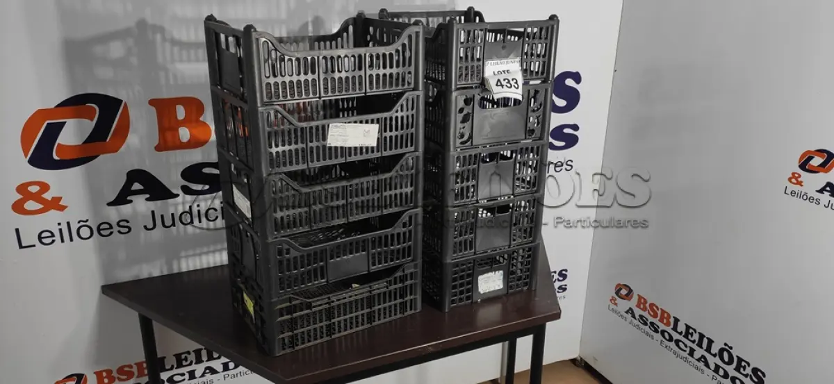 LOTE 432 - 10 CESTAS ORGANIZADORAS. (NO ESTADO) ATENÇÃO! FAZER A VISITAÇÃO ANTES DE ARREMATAR, NÃO SABEMOS SE FUNCIONA, LEILÃO NÃO TEM GARANTIA E NEM DEVOLUÇÃO, SUJEITO A POSSÍVEIS AVARIAS VISÍVEIS/OCULTAS E/OU AUSÊNCIA DE COMPONENTES.