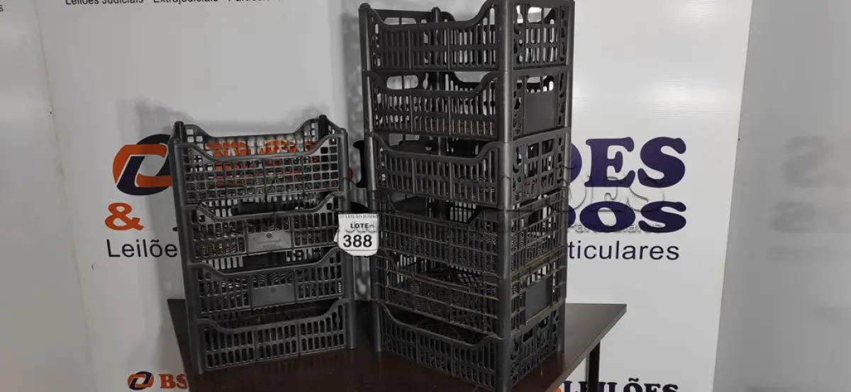 LOTE 388 - 10 CESTAS ORGANIZADORA. (NO ESTADO) ATENÇÃO! FAZER A VISITAÇÃO ANTES DE ARREMATAR, NÃO SABEMOS SE FUNCIONA, LEILÃO NÃO TEM GARANTIA E NEM DEVOLUÇÃO, SUJEITO A POSSÍVEIS AVARIAS VISÍVEIS/OCULTAS E/OU AUSÊNCIA DE COMPONENTES.