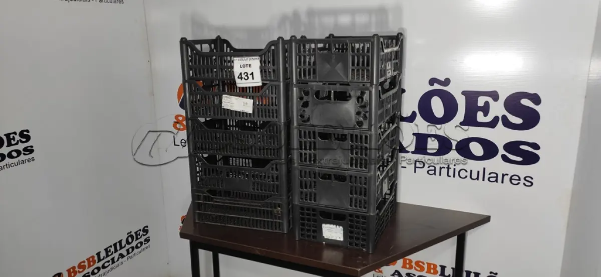 LOTE 431 - 10 CESTAS ORGANIZADORAS. (NO ESTADO) ATENÇÃO! FAZER A VISITAÇÃO ANTES DE ARREMATAR, NÃO SABEMOS SE FUNCIONA, LEILÃO NÃO TEM GARANTIA E NEM DEVOLUÇÃO, SUJEITO A POSSÍVEIS AVARIAS VISÍVEIS/OCULTAS E/OU AUSÊNCIA DE COMPONENTES.