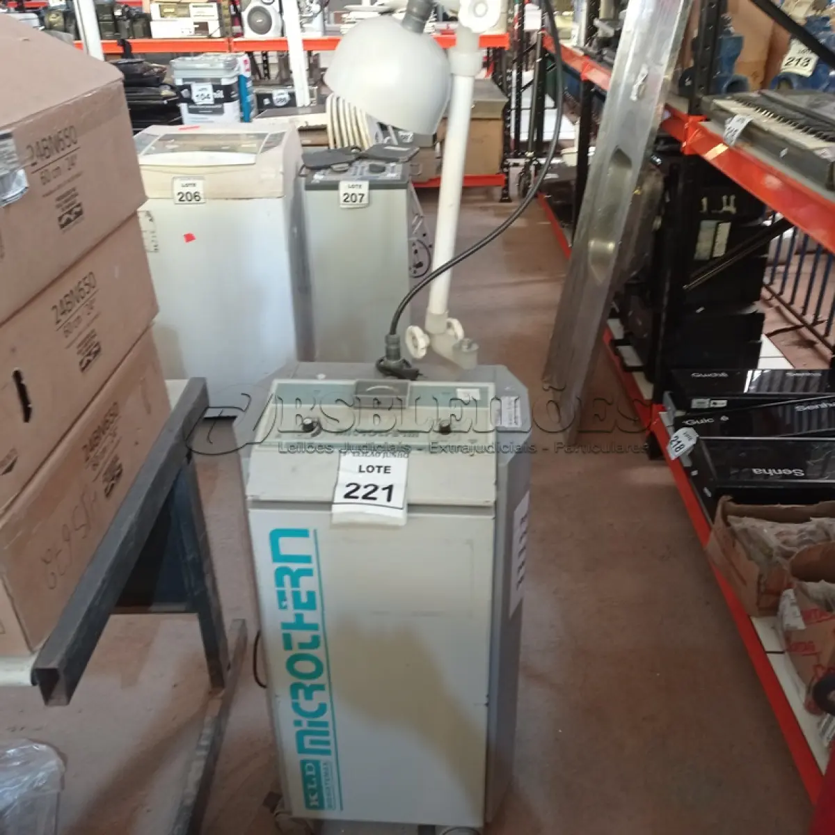 LOTE 221 - 01 MICROTHERM. (NO ESTADO) ATENÇÃO! FAZER A VISITAÇÃO ANTES DE ARREMATAR, NÃO SABEMOS SE FUNCIONA, LEILÃO NÃO TEM GARANTIA E NEM DEVOLUÇÃO, SUJEITO A POSSÍVEIS AVARIAS VISÍVEIS/OCULTAS E/OU AUSÊNCIA DE COMPONENTES.