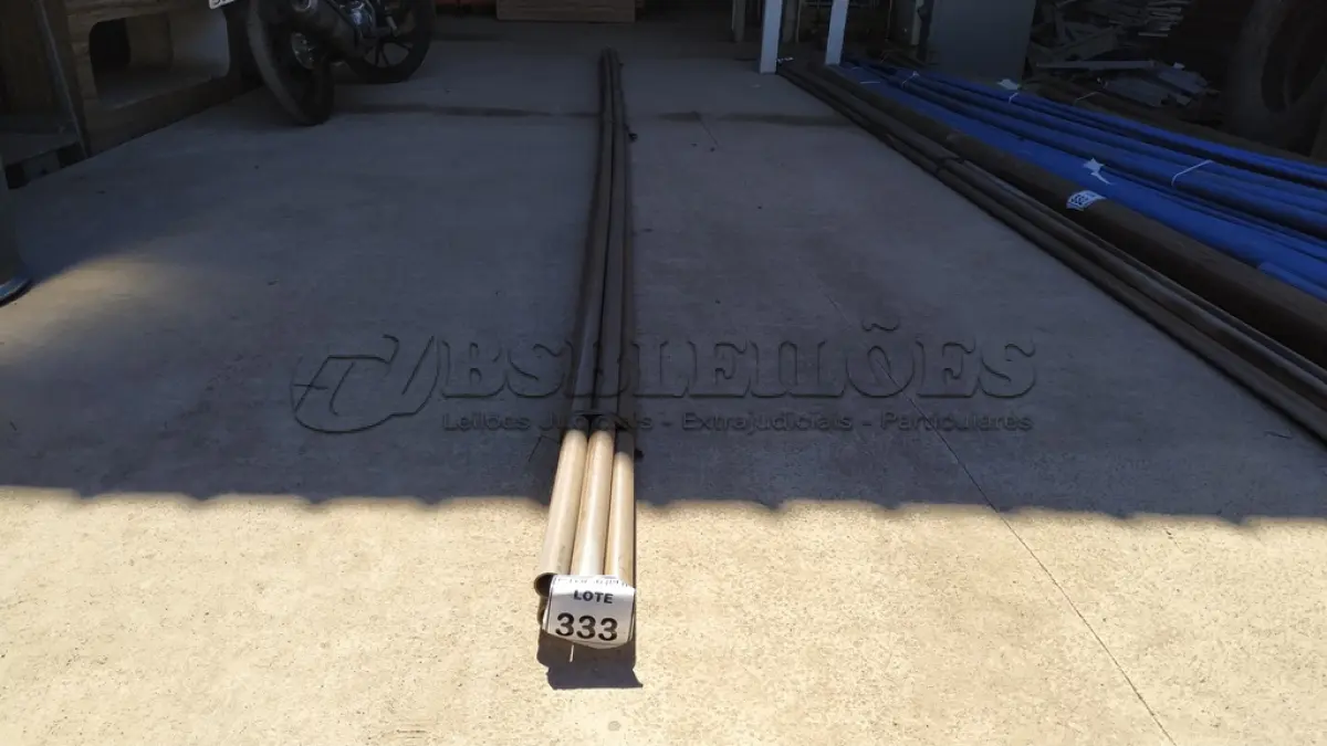 LOTE 333 - 05 TUBOS SOLDÁVEIS 40MM MARROM. (NO ESTADO) ATENÇÃO! FAZER A VISITAÇÃO ANTES DE ARREMATAR, NÃO SABEMOS SE FUNCIONA. LEILÃO NÃO TEM GARANTIA E NEM DEVOLUÇÃO, SUJEITO A POSSÍVEIS AVARIAS VISÍVEIS/OCULTAS E/OU AUSÊNCIA DE COMPONENTES.