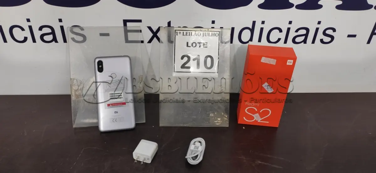 LOTE 210 - 01 APARELHO CELULAR REDMI S2. (NO ESTADO) ATENÇÃO! FAZER A VISITAÇÃO ANTES DE ARREMATAR, NÃO SABEMOS SE FUNCIONA. LEILÃO NÃO TEM GARANTIA E NEM DEVOLUÇÃO, SUJEITO A POSSÍVEIS AVARIAS VISÍVEIS/OCULTAS E/OU AUSÊNCIA DE COMPONENTES.