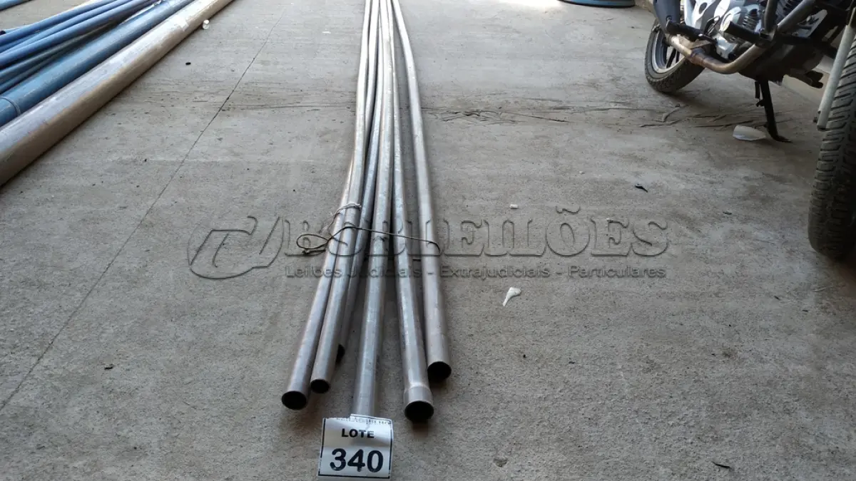 LOTE 340 - 05 TUBOS SOLDÁVEIS 40MM E 01 TUBO SOLDÁVEL 32MM MARROM. (NO ESTADO) ATENÇÃO! FAZER A VISITAÇÃO ANTES DE ARREMATAR, NÃO SABEMOS SE FUNCIONA. LEILÃO NÃO TEM GARANTIA E NEM DEVOLUÇÃO, SUJEITO A POSSÍVEIS AVARIAS VISÍVEIS/OCULTAS E/OU AUSÊNCIA DE COMPONENTES.