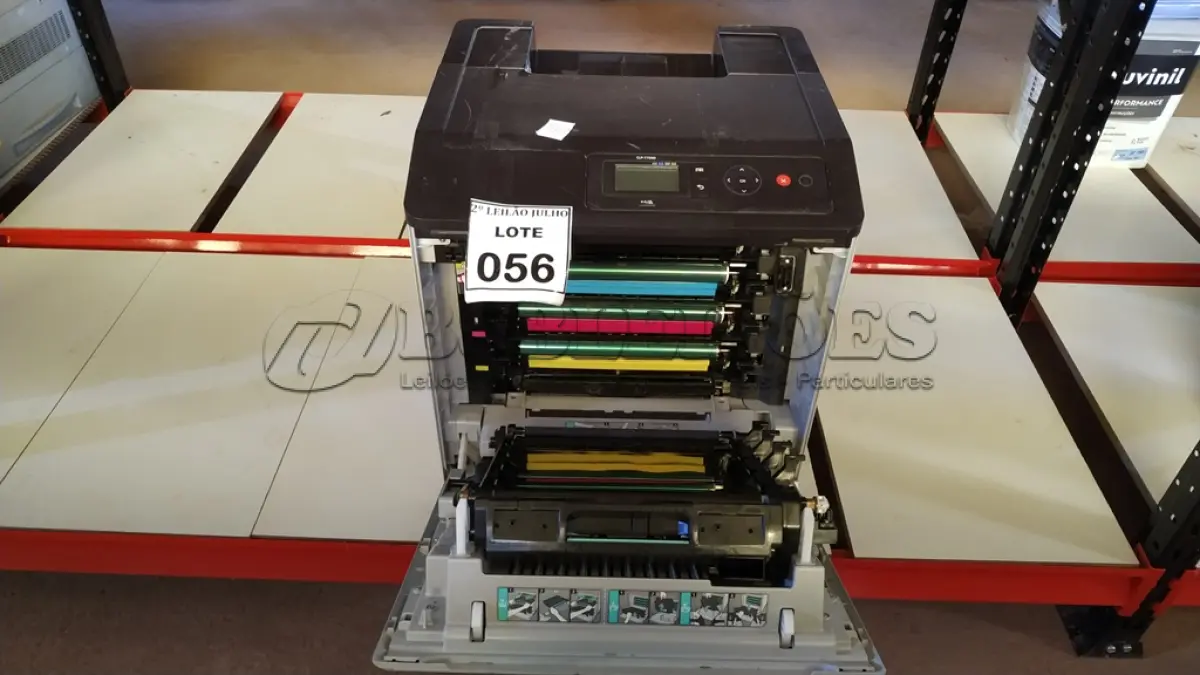 LOTE 056 - 01 IMPRESSORA MULTIFUNCIONAL MODELO CLP-775ND MARCA SAMSUNG. (NO ESTADO) ATENÇÃO! FAZER A VISITAÇÃO ANTES DE ARREMATAR, NÃO SABEMOS SE FUNCIONA. LEILÃO NÃO TEM GARANTIA E NEM DEVOLUÇÃO, SUJEITO A POSSÍVEIS AVARIAS VISÍVEIS/OCULTAS E/OU AUSÊNCIA DE COMPONENTES.