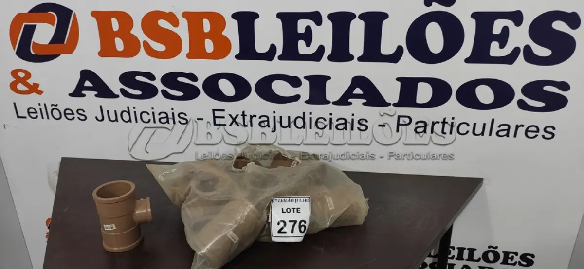 LOTE 276 - 10 TÊ-SOL 75-50 MARCA KRONA. (NO ESTADO) ATENÇÃO! FAZER A VISITAÇÃO ANTES DE ARREMATAR, NÃO SABEMOS SE FUNCIONA. LEILÃO NÃO TEM GARANTIA E NEM DEVOLUÇÃO, SUJEITO A POSSÍVEIS AVARIAS VISÍVEIS/OCULTAS E/OU AUSÊNCIA DE COMPONENTES.