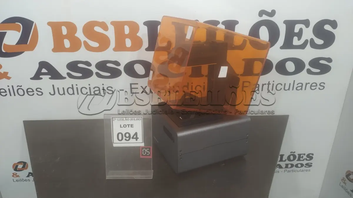 LOTE 094 - 01 IMPRESSORA 3D MARCA FORMLABS. (NO ESTADO) ATENÇÃO! FAZER A VISITAÇÃO ANTES DE ARREMATAR, NÃO SABEMOS SE FUNCIONA. LEILÃO NÃO TEM GARANTIA E NEM DEVOLUÇÃO, SUJEITO A POSSÍVEIS AVARIAS VISÍVEIS/OCULTAS E/OU AUSÊNCIA DE COMPONENTES.